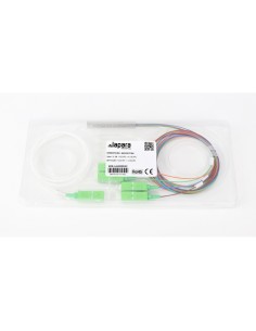 Splitter fibra óptica 1x4 SC APC monomodo PLC para FTTX 2
