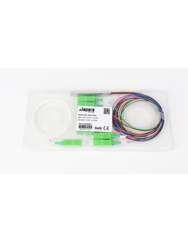 Splitter fibra óptica 1x8 SC APC monomodo para FTTX