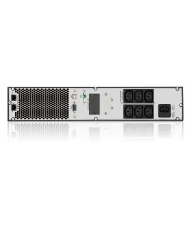 SAI Lapara Online 1000VA 1KVA rack 19"  Trasera LA-ON-1K-RACK-V10