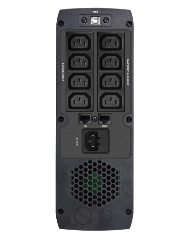 SAI Gaming Lapara UPS 1500VA interactivo sinusoidal (Trasera)