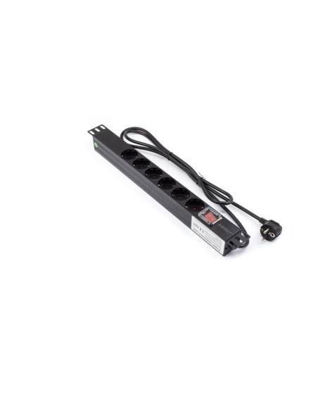 Regleta rack 19" 6 X tomas schuko Lapara Networking. Comprar y venta