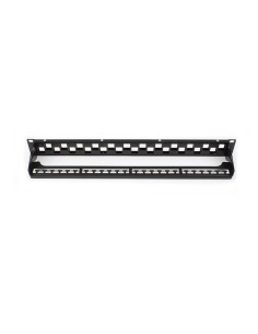 Patch panel rack 1U vacio 24 puertos UTP 2