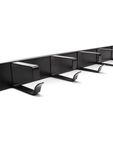 Panel pasacables 19" 5 bridas verticales Lapara Networking