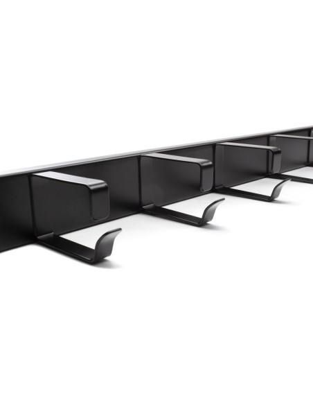 Panel pasacables 19" 5 bridas verticales Lapara Networking