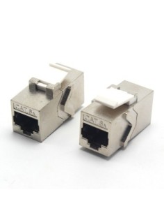 Modulo adaptador doble hembra RJ45 Cat 6A FTP tipo Keystone Lapara Networking, 2