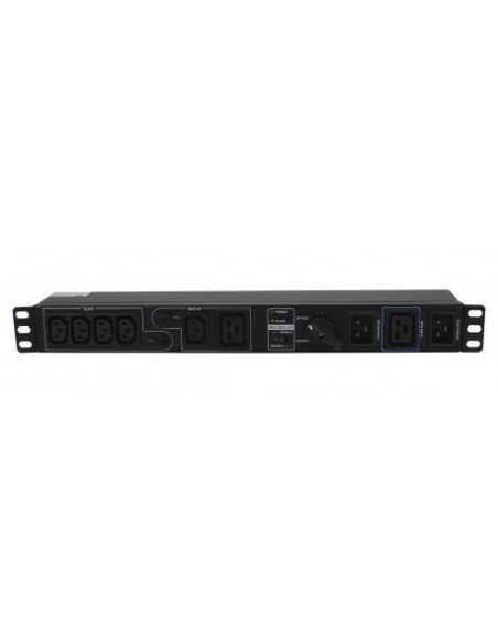 Switch bypass de mantenimiento rack 19" regletaIEC. Profesionales del SAI