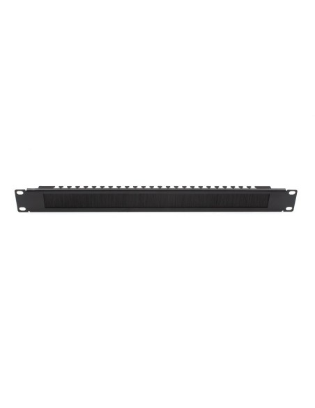 Panel pasacables cerrado rack 19" con retenedor Lapara Networking