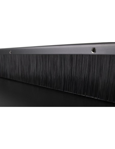 Panel pasacables cerrado rack 19" con retenedor Lapara Networking