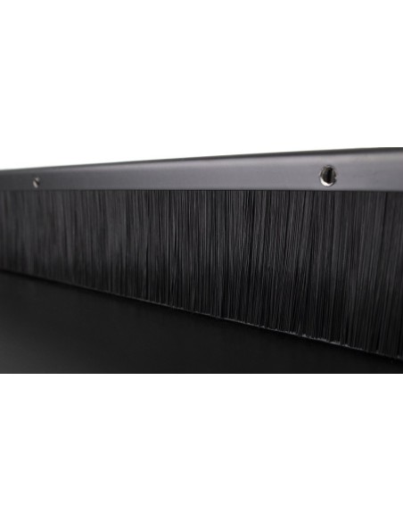 Panel pasacables cerrado rack 19" con retenedor Lapara Networking