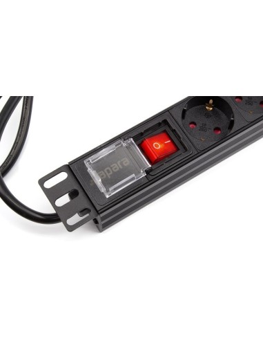 Regleta rack 19" 6 X tomas schuko Lapara Networking. Comprar y venta