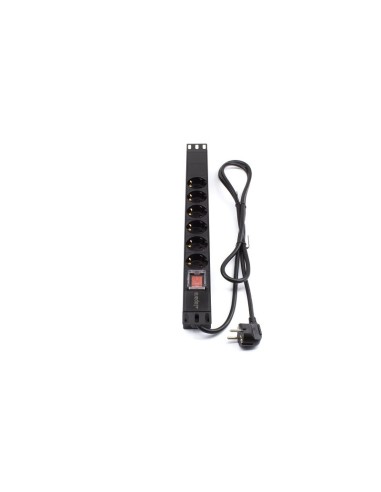 Regleta rack 19" 6 X tomas schuko Lapara Networking. Comprar y venta