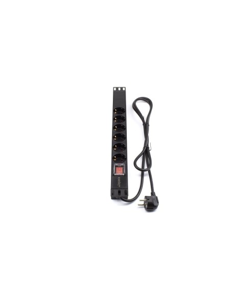 Regleta rack 19" 6 X tomas schuko Lapara Networking. Comprar y venta