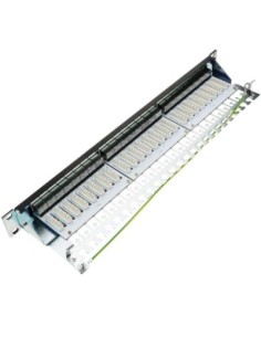 Patch panel rack 1U Cat 6A FTP 24 puertos 2