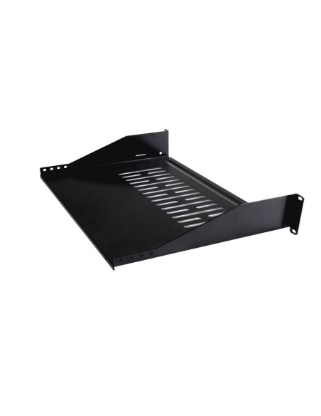 Bandeja rack 19" 2U 380mm fijación frontal Lapara Networking