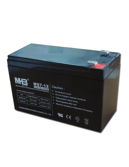 Comprar batería para SAI UPS sellada 12V 7 Ah MHB.  Económica