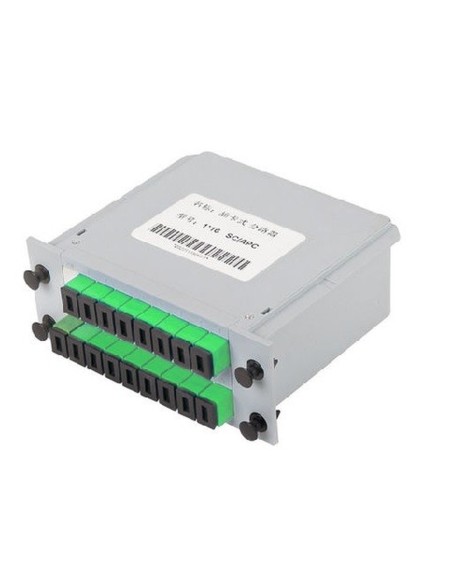 Splitter fibra óptica SC APC en cassette PLC FTTH PON