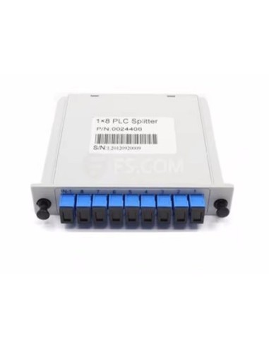 Splitter fibra óptica en cassette SC UPC para FTTH PON