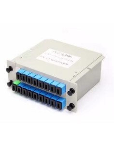 Splitter fibra óptica en cassette SC UPC para FTTH PON 2